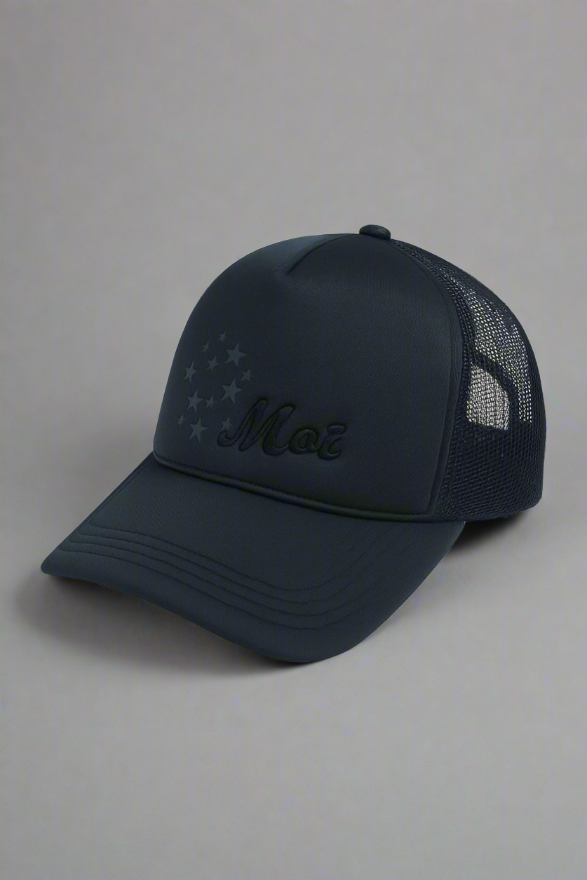 MOI MIDNIGHT TRUCKER CAP